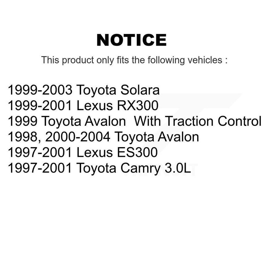 Front Ceramic Disc Brake Pads NWF-PRC707 For Toyota Camry Lexus Solara Avalon RX300 ES300