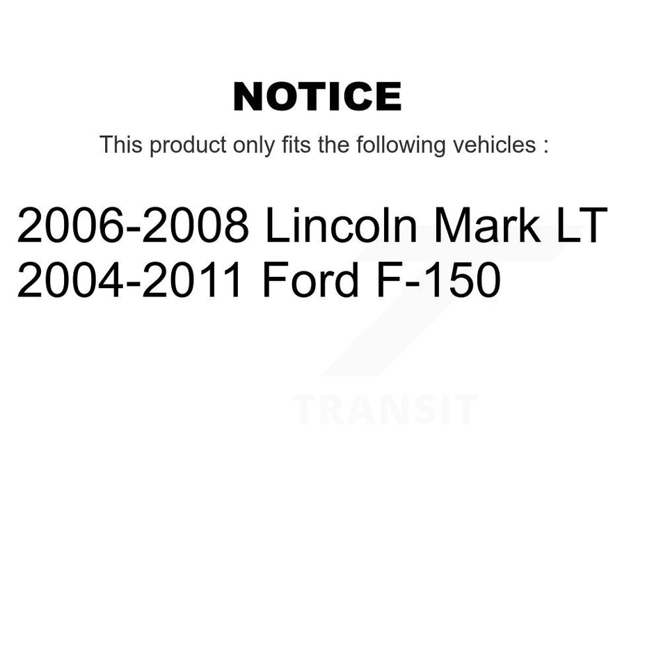 Rear Semi-Metallic Disc Brake Pads NWF-PRM1012 For Ford F-150 Lincoln Mark LT