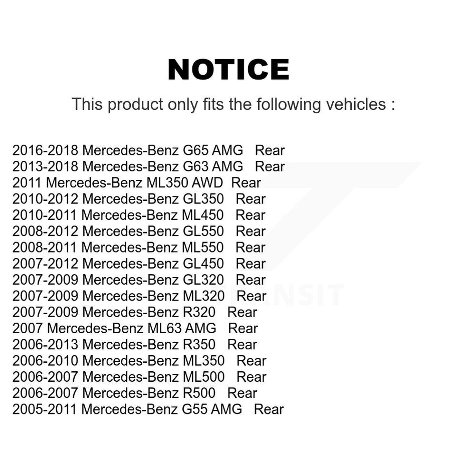 Rear Semi-Metallic Disc Brake Pads NWF-PRM1122 For Mercedes-Benz ML350 GL450 R350 GL550 G63 AMG ML500 ML320 GL350 ML550 GL320 R500 R320 G55 ML63 G65 ML450