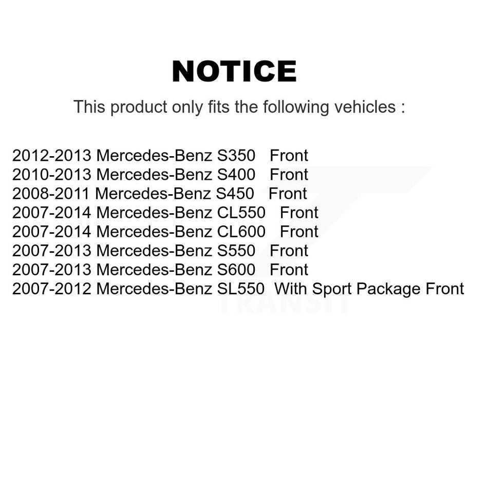 Front Semi-Metallic Disc Brake Pads NWF-PRM1223 For Mercedes-Benz S550 SL550 CL550 S600 S350 S400 CL600 S450