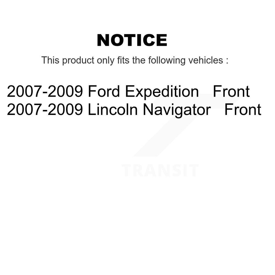 Front Semi-Metallic Disc Brake Pads NWF-PRM1278 For 2007-2009 Ford Expedition Lincoln Navigator