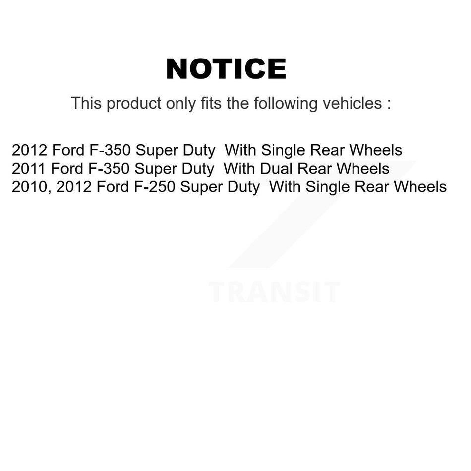 Front Semi-Metallic Disc Brake Pads NWF-PRM1333A For Ford F-350 Super Duty F-250