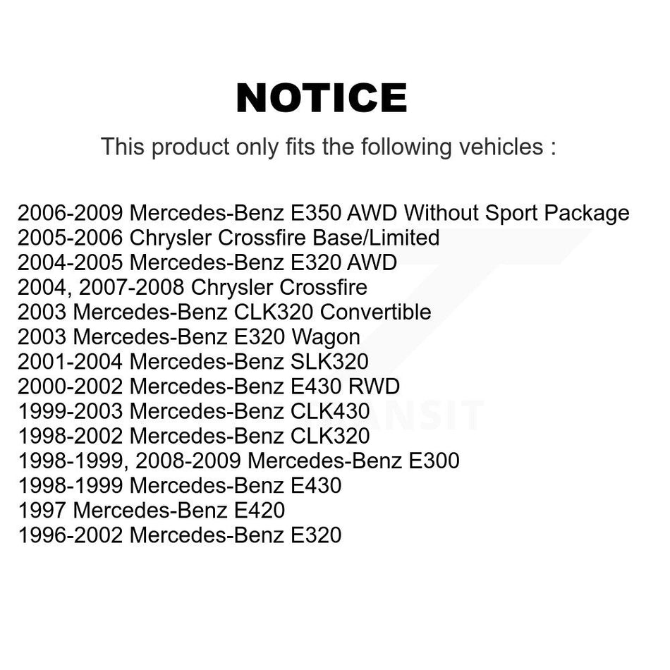 Front Semi-Metallic Disc Brake Pads NWF-PRM740 For Mercedes-Benz E320 Chrysler Crossfire E350 CLK320