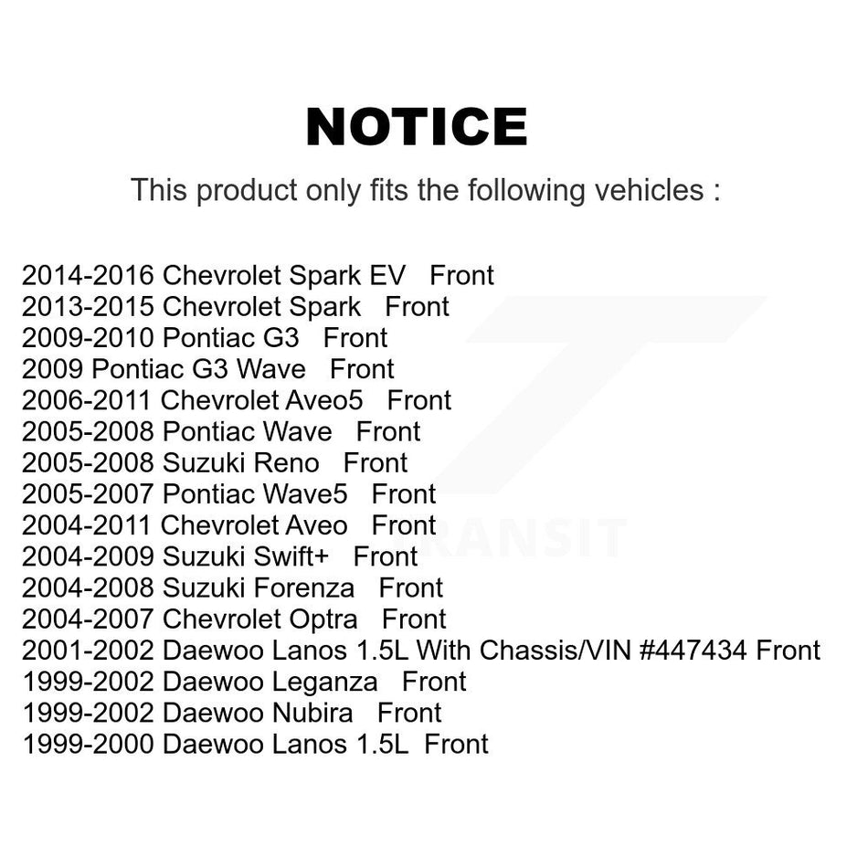 Front Semi-Metallic Disc Brake Pads NWF-PRM797 For Chevrolet Aveo Spark Suzuki Forenza Aveo5 Reno Daewoo EV Pontiac G3 Lanos Leganza Nubira Wave Wave5 Optra Swift+