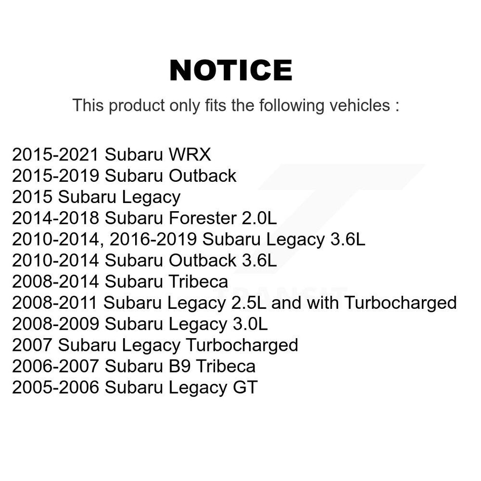 Front Ceramic Disc Brake Pads NWF-PTC1078 For Subaru Outback Forester Legacy WRX Tribeca B9