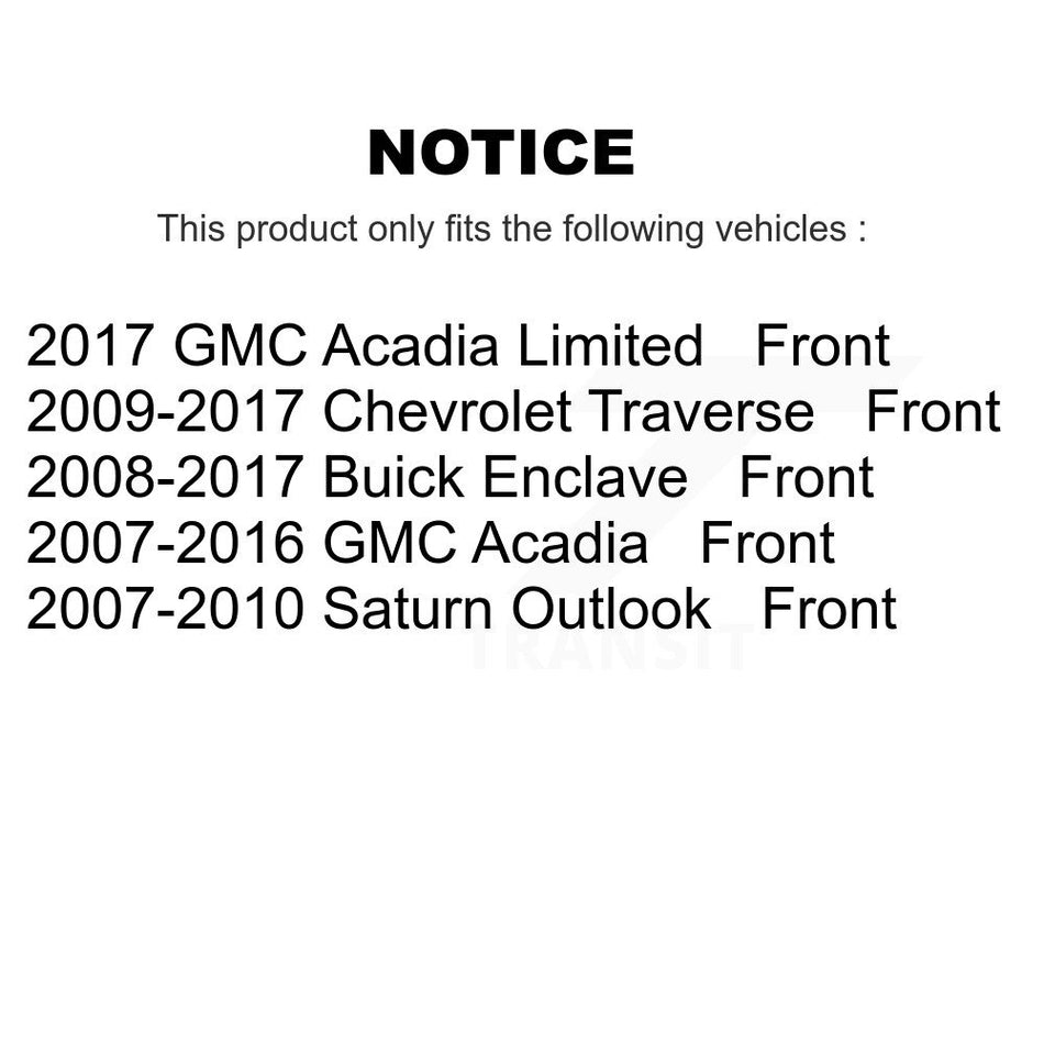 Front Ceramic Disc Brake Pads NWF-PTC1169A For Chevrolet Traverse GMC Acadia Buick Enclave Saturn Outlook Limited