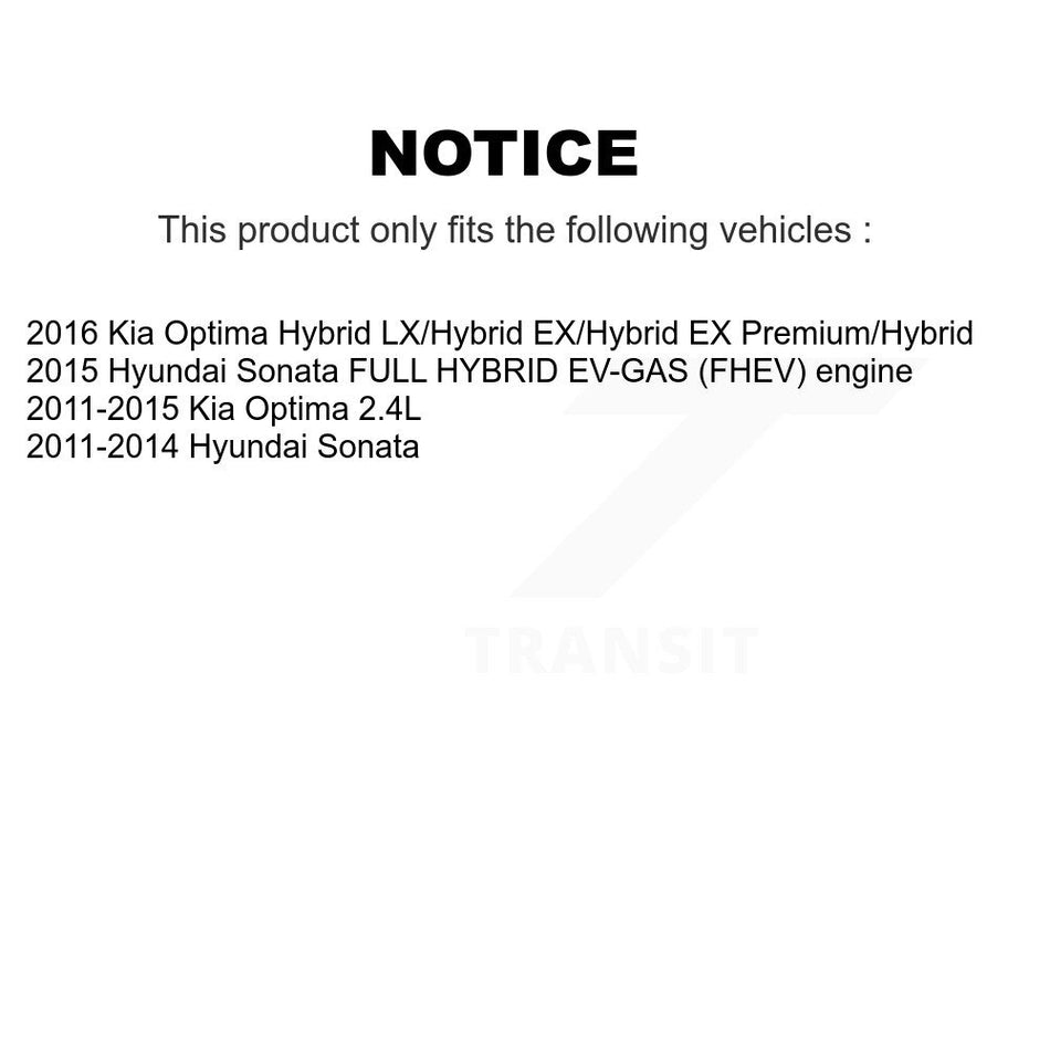 Front Ceramic Disc Brake Pads NWF-PTC1444 For Hyundai Sonata Kia Optima