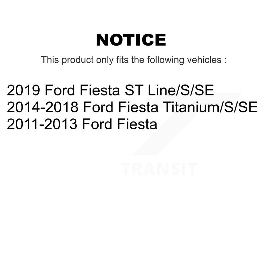 Front Ceramic Disc Brake Pads NWF-PTC1454 For Ford Fiesta