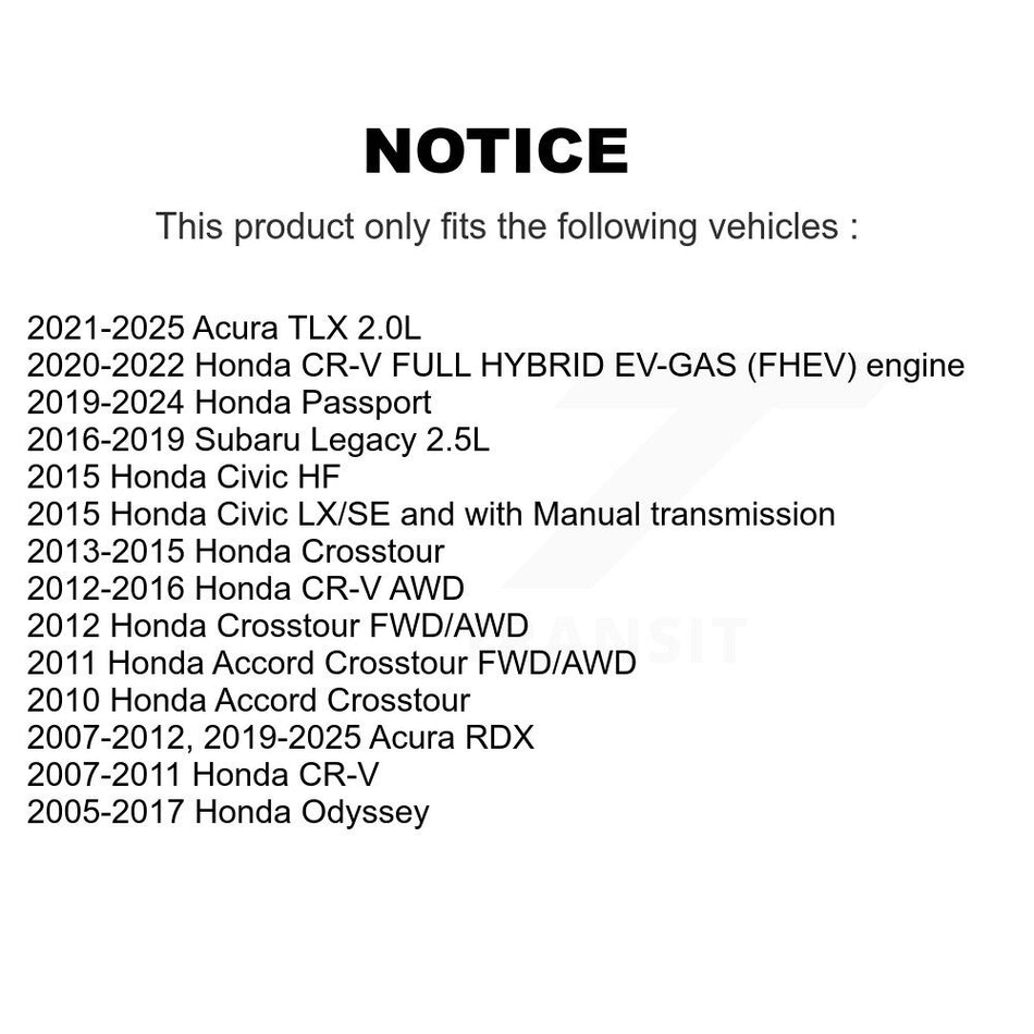 Front Ceramic Disc Brake Pads NWF-PTC1521 For Honda CR-V Odyssey Acura Civic RDX Passport Subaru TLX