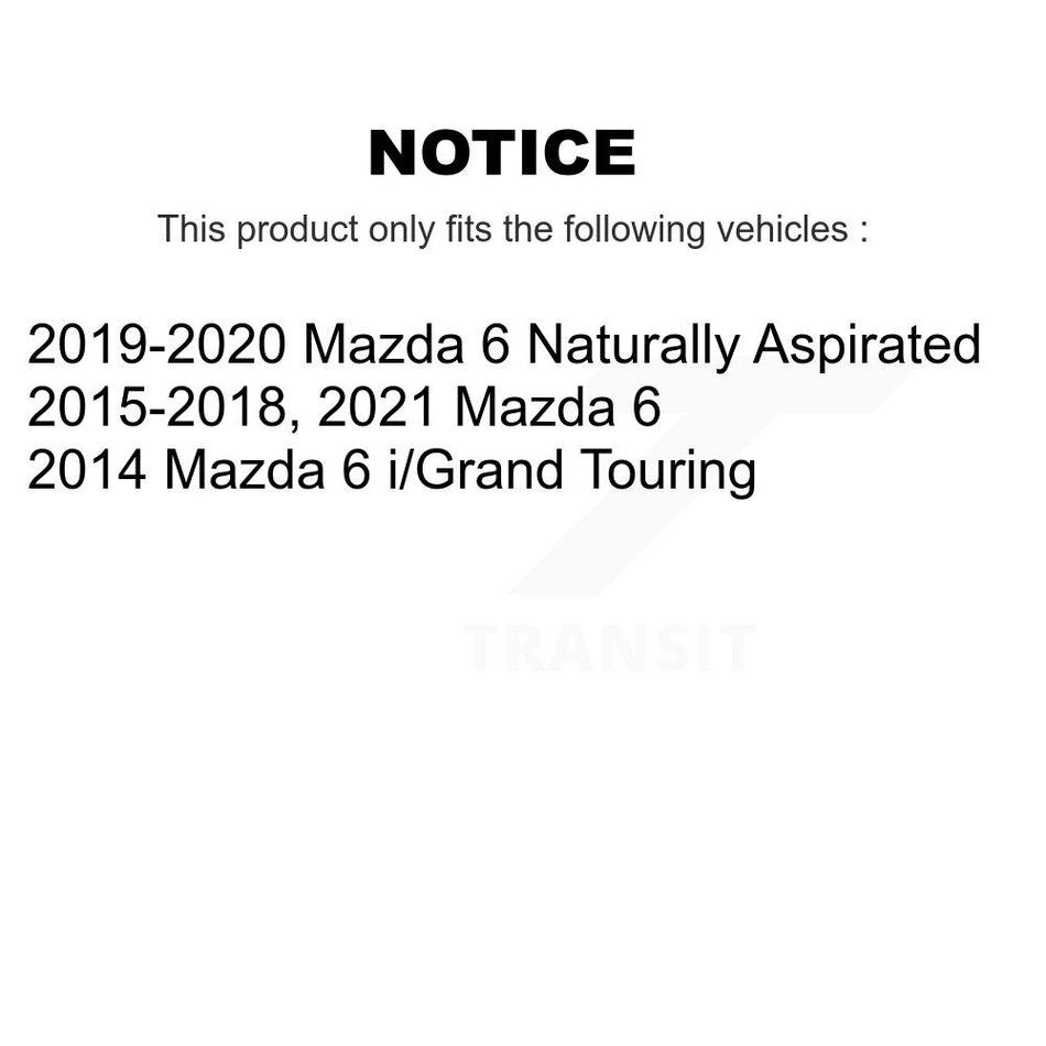 Front Ceramic Disc Brake Pads NWF-PTC1711 For Mazda 6