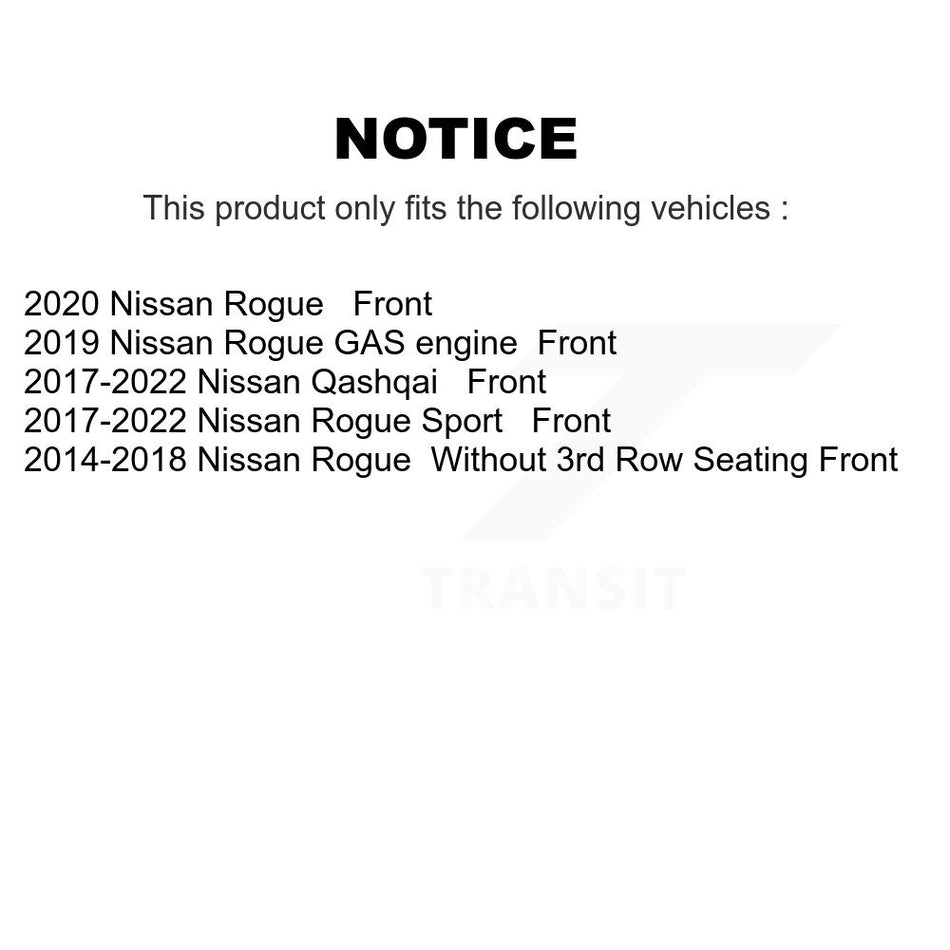 Front Ceramic Disc Brake Pads NWF-PTC1737 For Nissan Rogue Sport Qashqai