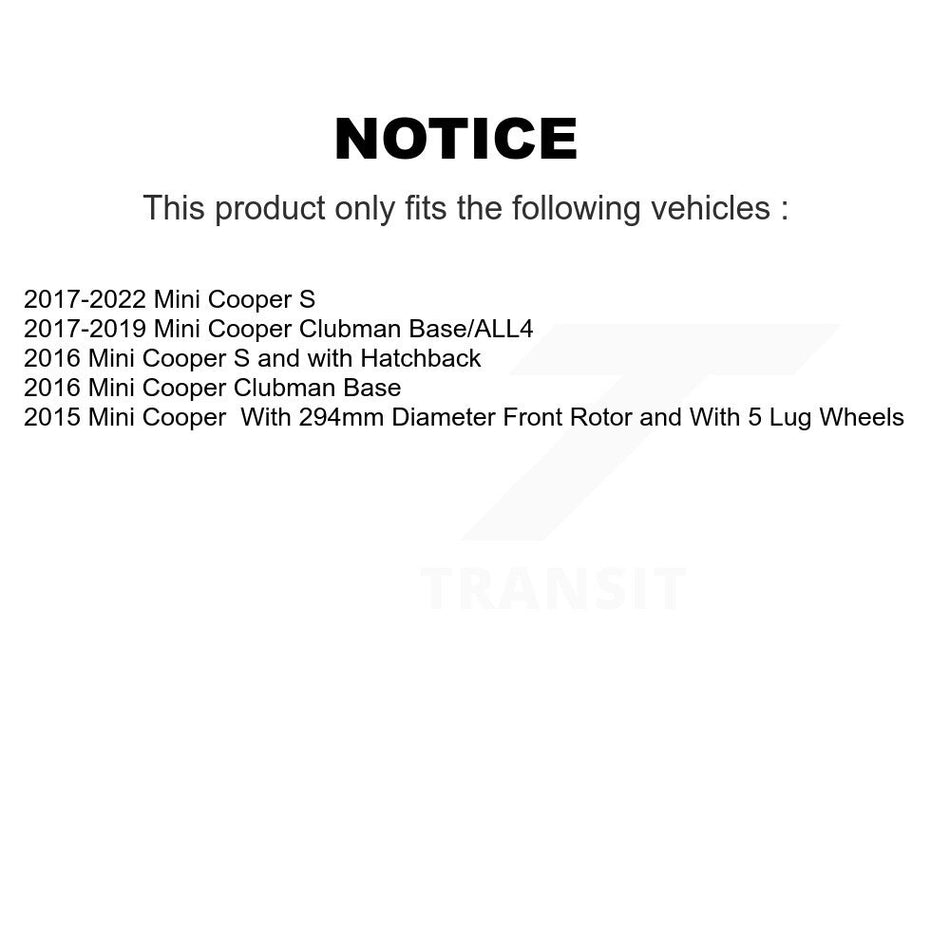 Front Ceramic Disc Brake Pads NWF-PTC1801 For Mini Cooper Clubman