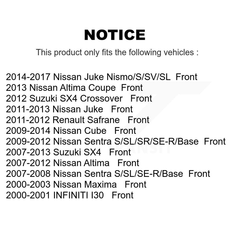 Front Ceramic Disc Brake Pads NWF-PTC815 For Nissan Altima Sentra Juke Maxima Suzuki SX4 Cube INFINITI I30 Renault Safrane Crossover