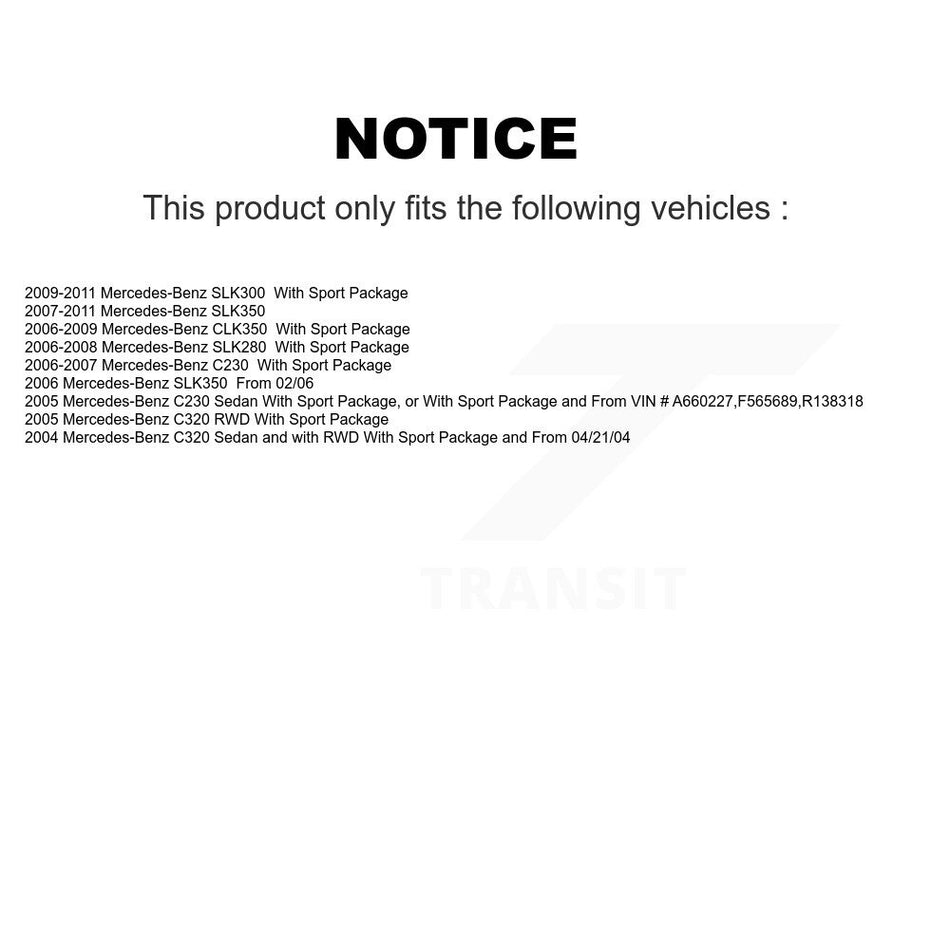 Front Semi-Metallic Disc Brake Pads NWF-PTM1121 For Mercedes-Benz C230 SLK350 CLK350 SLK280 SLK300