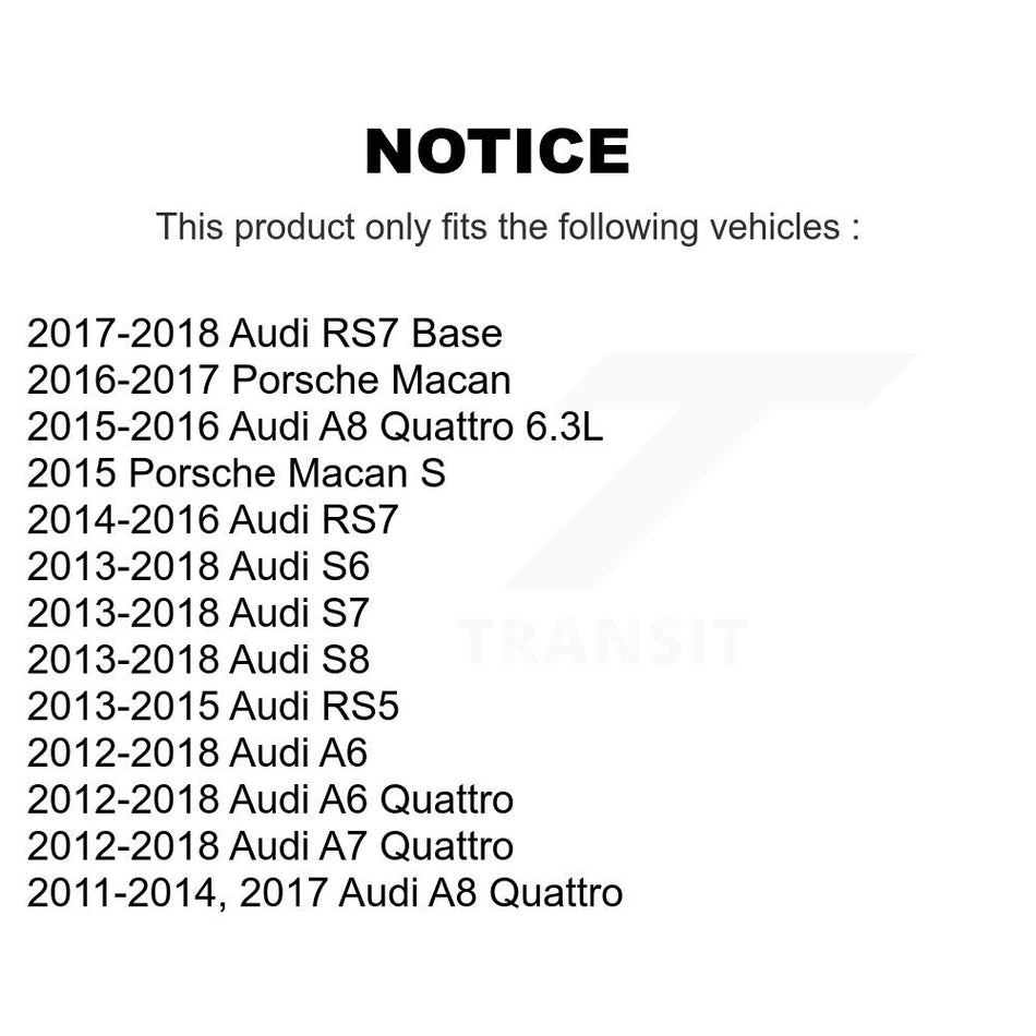 Rear Semi-Metallic Disc Brake Pads PPF-D1547 For Audi A6 Quattro Porsche Macan A7 A8 S6 S7 RS5 RS7 S8