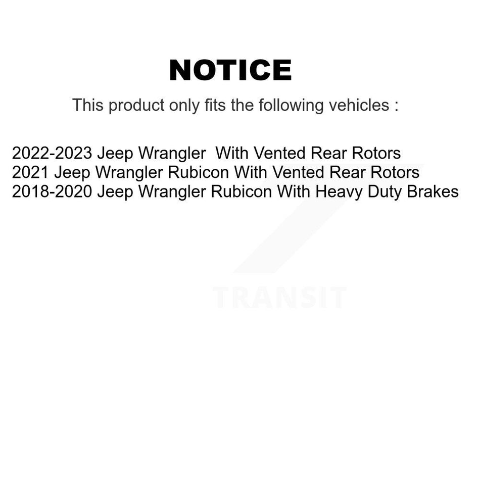 Semi-Metallic Disc Brake Pads PPF-D2186 For Jeep Wrangler