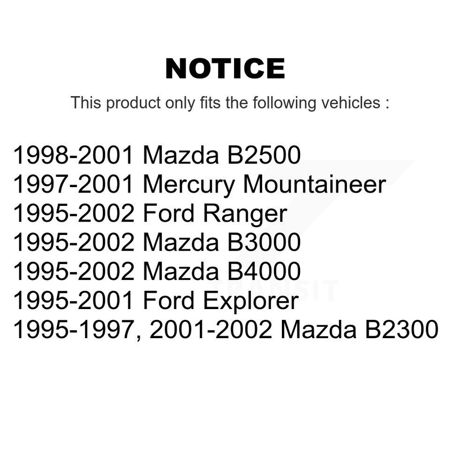 Front Semi-Metallic Disc Brake Pads PPF-D652 For Ford Ranger Mazda Explorer B4000 B3000 B2300 B2500