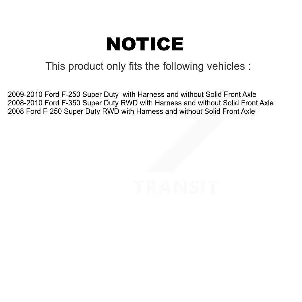 Front ABS Wheel Speed Sensor SEN-2ABS1421 For Ford F-350 Super Duty F-250