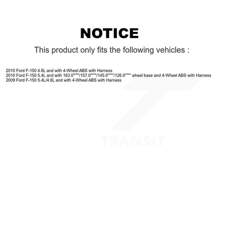 Rear Left ABS Wheel Speed Sensor SEN-2ABS2457 For Ford F-150 with Harness