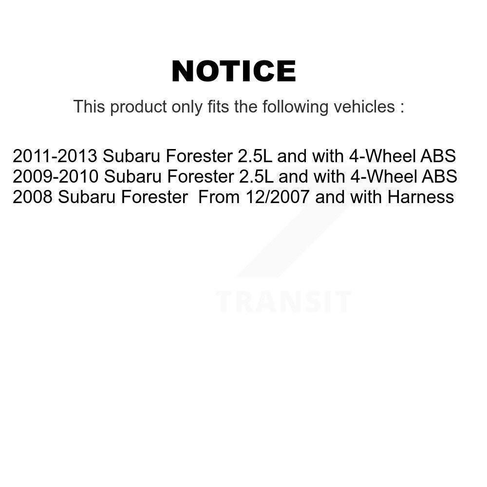 Rear Left ABS Wheel Speed Sensor SEN-2ABS2729 For Subaru Forester