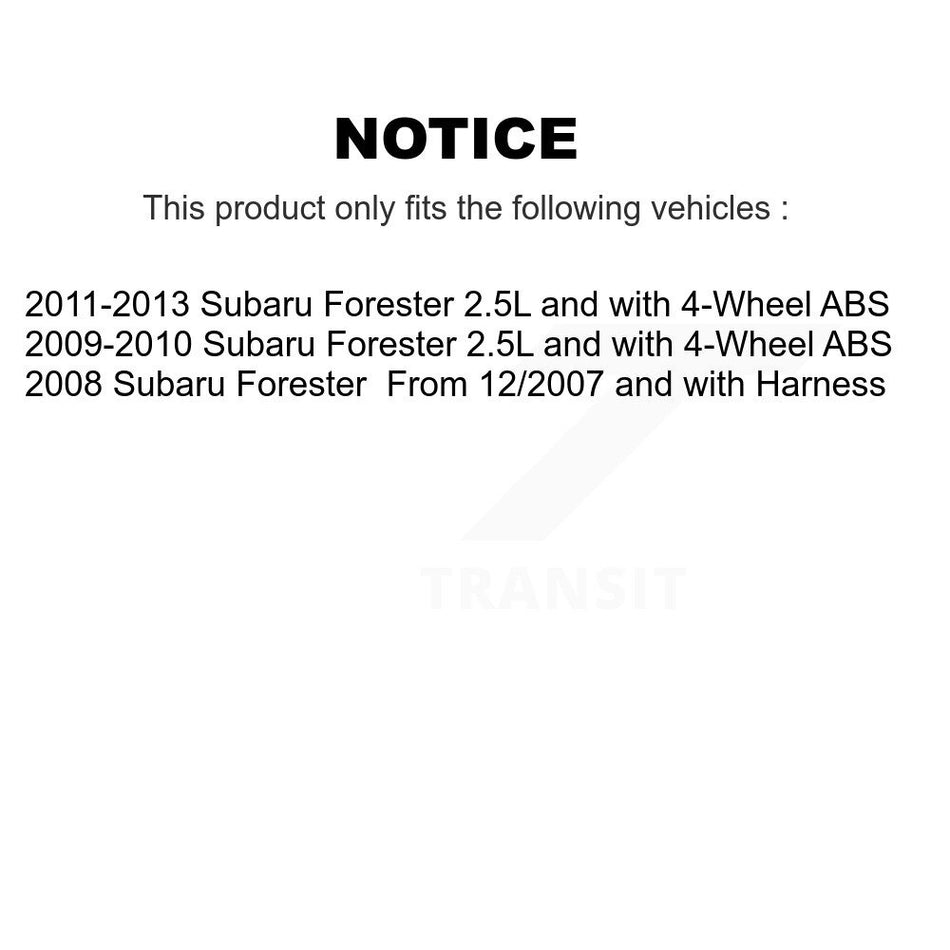 Rear Left ABS Wheel Speed Sensor SEN-2ABS2729 For Subaru Forester