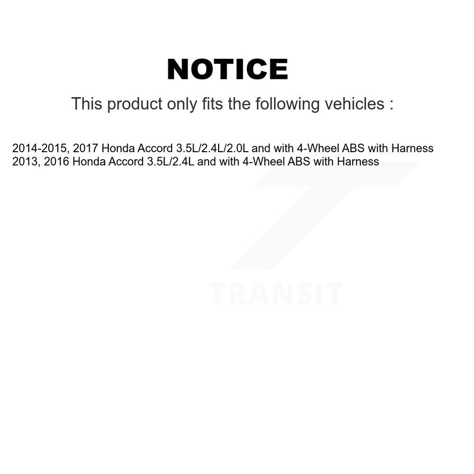 Rear ABS Wheel Speed Sensor SEN-2ABS2839 For Honda Accord with Harness