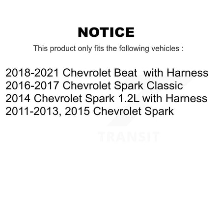 Front Right ABS Wheel Speed Sensor SEN-2ABS2907 For Chevrolet Spark Beat Classic
