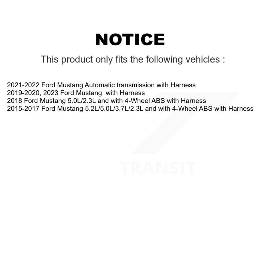 Rear ABS Wheel Speed Sensor SEN-2ABS3193 For Ford Mustang