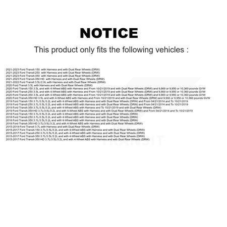 ABS Wheel Speed Sensor SEN-2ABS3946 For Ford Transit-250 Transit-150 Transit-350 HD Transit