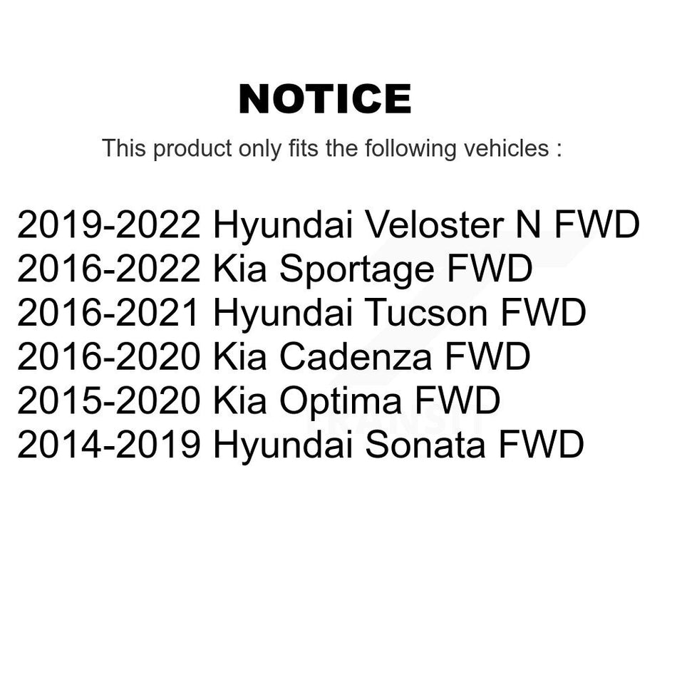 Rear ABS Wheel Speed Sensor SEN-2ABS5706 For Hyundai Tucson Kia Sportage Sonata Optima Veloster N