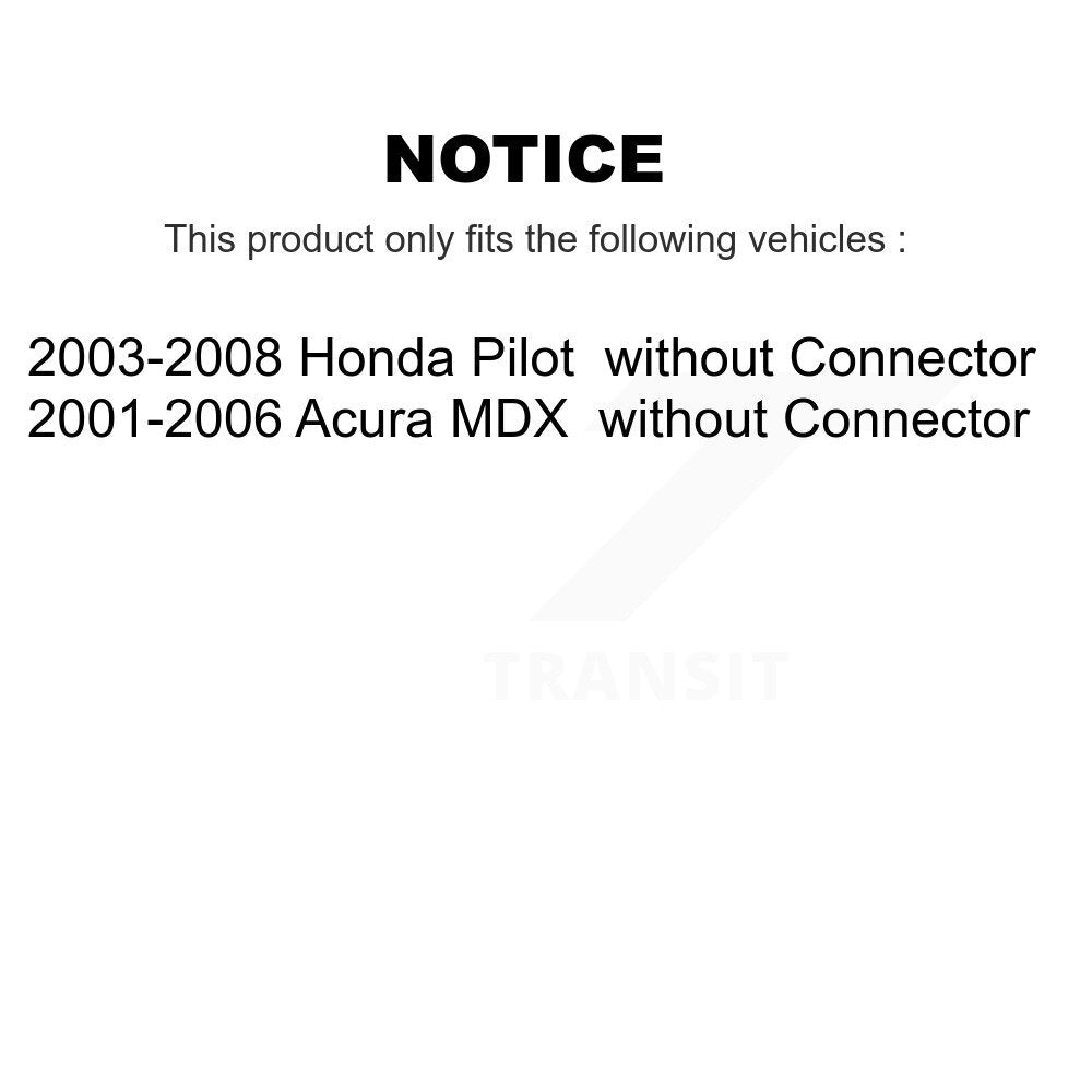 Front HVAC Blower Motor Resistor SEN-2BMR0001 For Honda Pilot Acura MDX without Connector