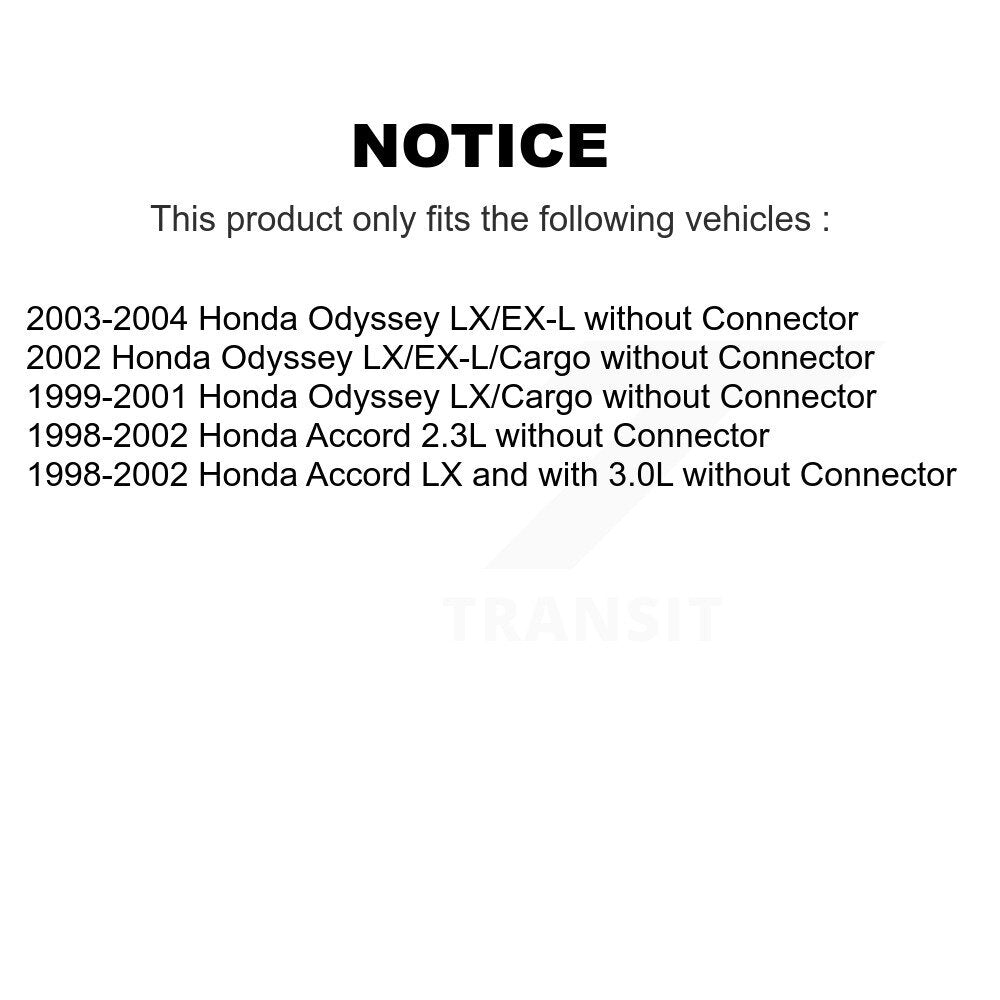 HVAC Blower Motor Resistor SEN-2BMR0006 For Honda Accord Odyssey without Connector