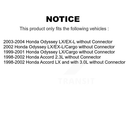 HVAC Blower Motor Resistor SEN-2BMR0006 For Honda Accord Odyssey without Connector