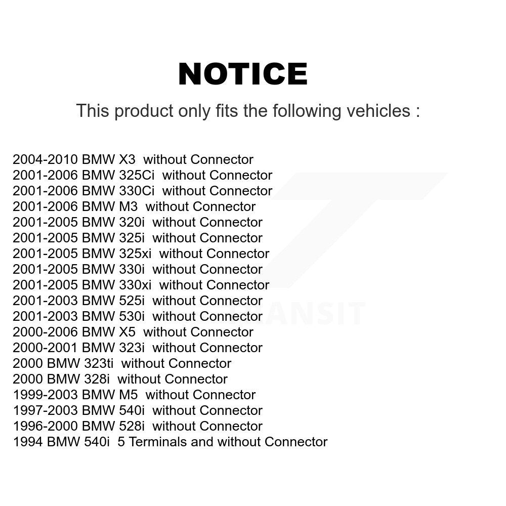 HVAC Blower Motor Resistor SEN-2BMR0015 For BMW X3 X5 330Ci 325i 325Ci M3 320i 325xi 330i 540i 530i