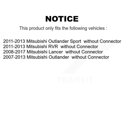HVAC Blower Motor Resistor SEN-2BMR0032 For Mitsubishi Lancer Outlander RVR Sport without Connector