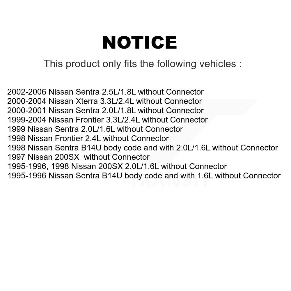 HVAC Blower Motor Resistor SEN-2BMR0045 For Nissan Sentra Xterra Frontier 200SX without Connector