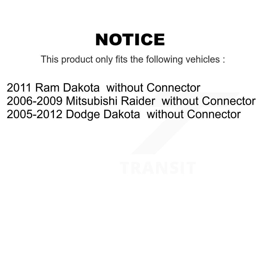 HVAC Blower Motor Resistor SEN-2BMR0307 For Dakota Dodge Ram Mitsubishi Raider without Connector