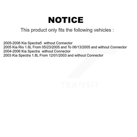 HVAC Blower Motor Resistor SEN-2BMR0562 For Kia Spectra Spectra5 Rio