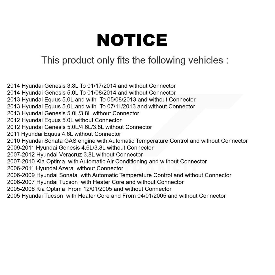 HVAC Blower Motor Resistor SEN-2BMR0575 For Hyundai Sonata Tucson Veracruz Genesis Kia Optima Azera