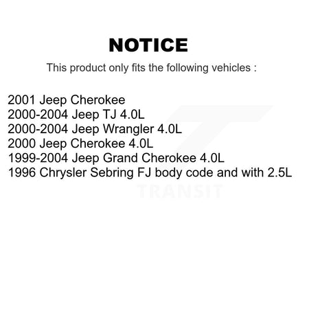 Engine Camshaft Position Sensor SEN-2CAM0097 For Jeep Wrangler Grand Cherokee Chrysler Sebring TJ