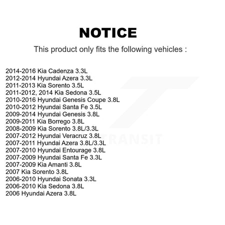 Engine Camshaft Position Sensor SEN-2CAM0299 For Hyundai Santa Fe Kia Sorento Sonata Genesis Coupe