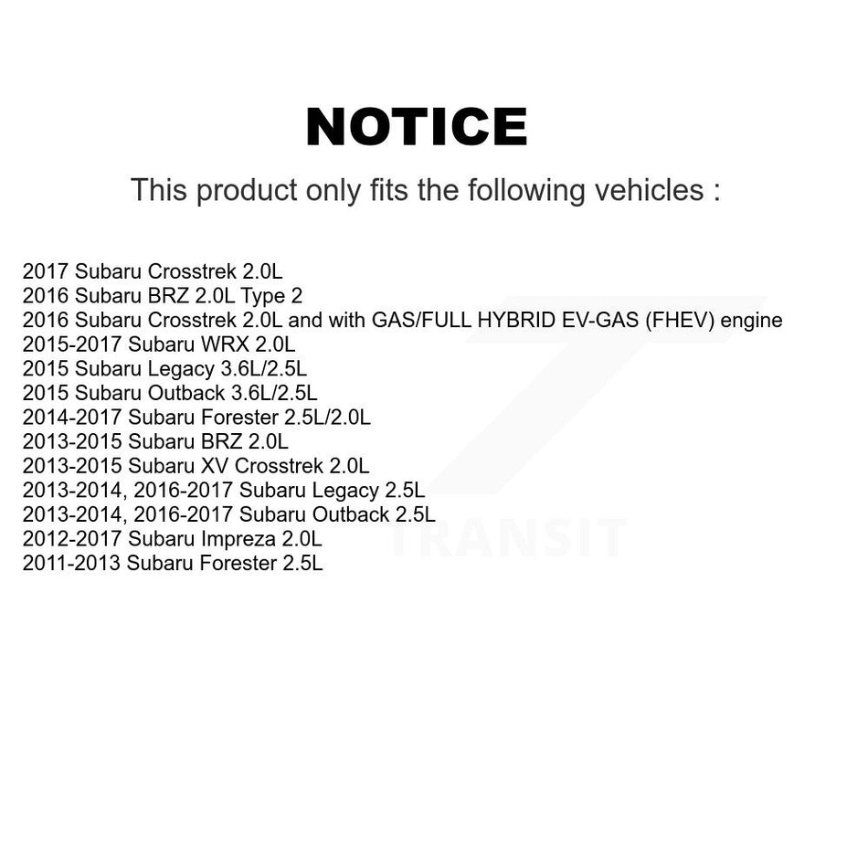 Engine Camshaft Position Sensor SEN-2CAM0338 For Subaru Crosstrek Forester Impreza Outback WRX XV