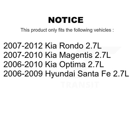 Right Engine Camshaft Position Sensor SEN-2CAM0363 For Hyundai Santa Fe Kia Rondo Optima Magentis