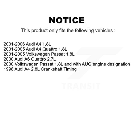 Engine Crankshaft Position Sensor SEN-2CRK0016 For Audi Volkswagen Passat A4 Quattro A6