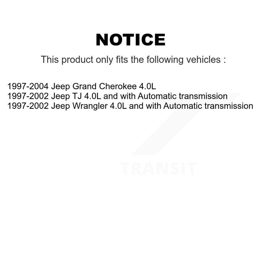Engine Crankshaft Position Sensor SEN-2CRK0038 For Jeep Wrangler Grand Cherokee TJ