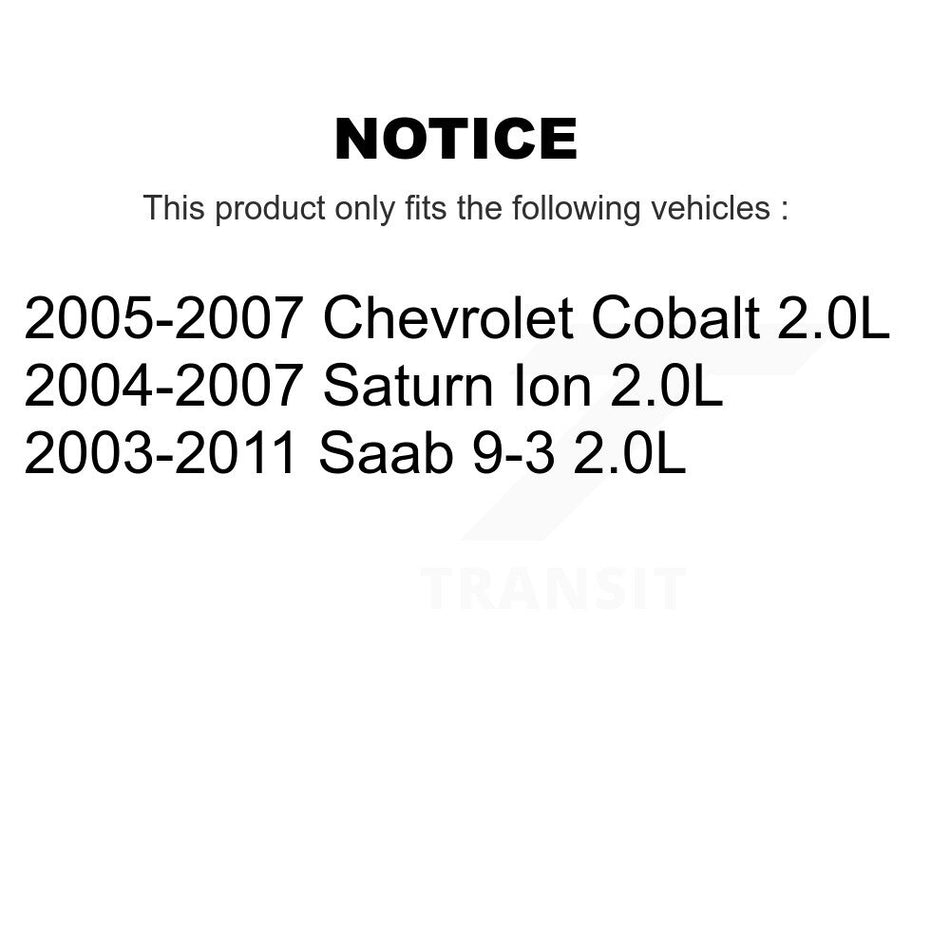 Engine Crankshaft Position Sensor SEN-2CRK0090 For Chevrolet Cobalt Saturn Ion Saab 9-3 2.0L