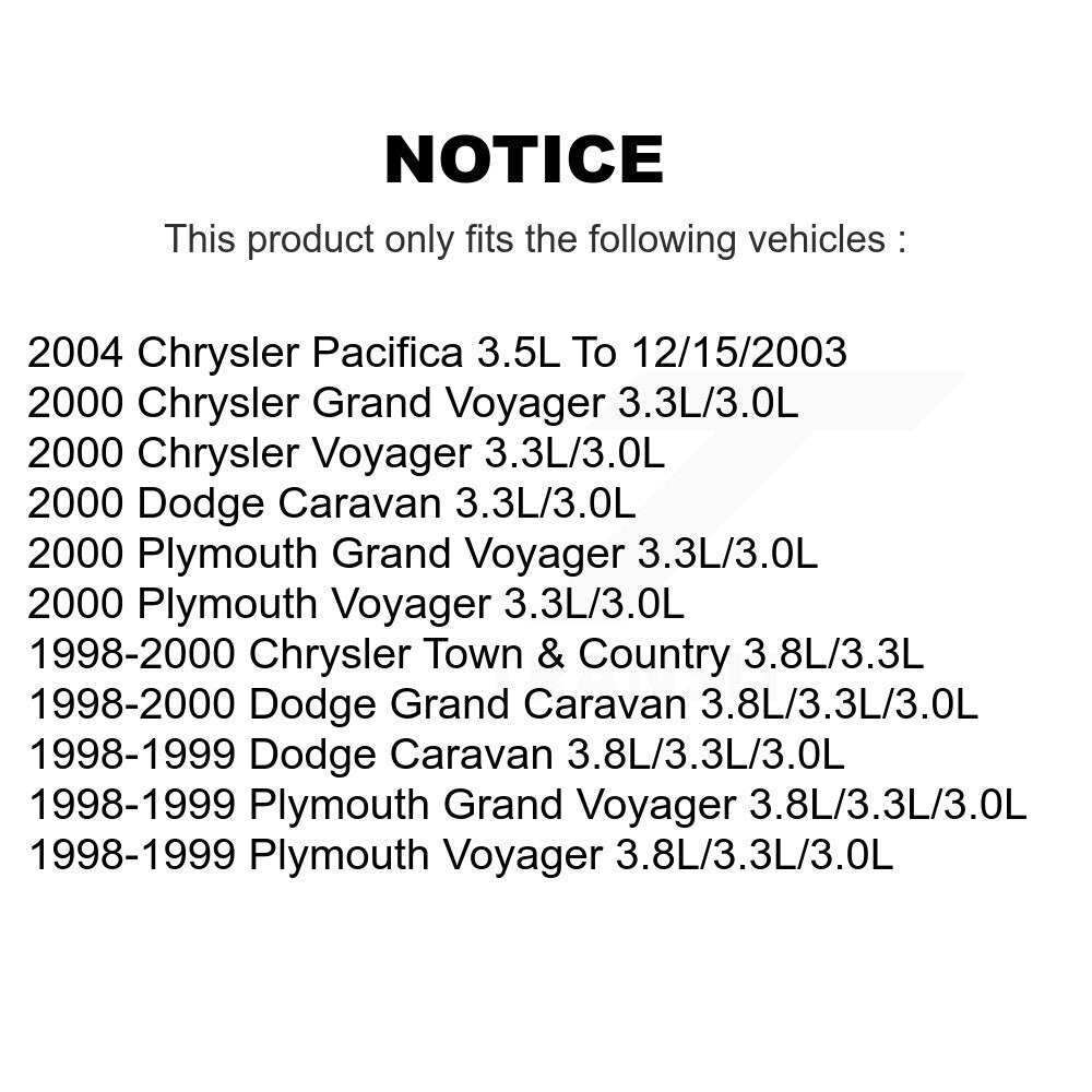 Engine Position Sensor SEN-2CRK0191 For Dodge Caravan Grand Chrysler Pacifica Plymouth Voyager Town