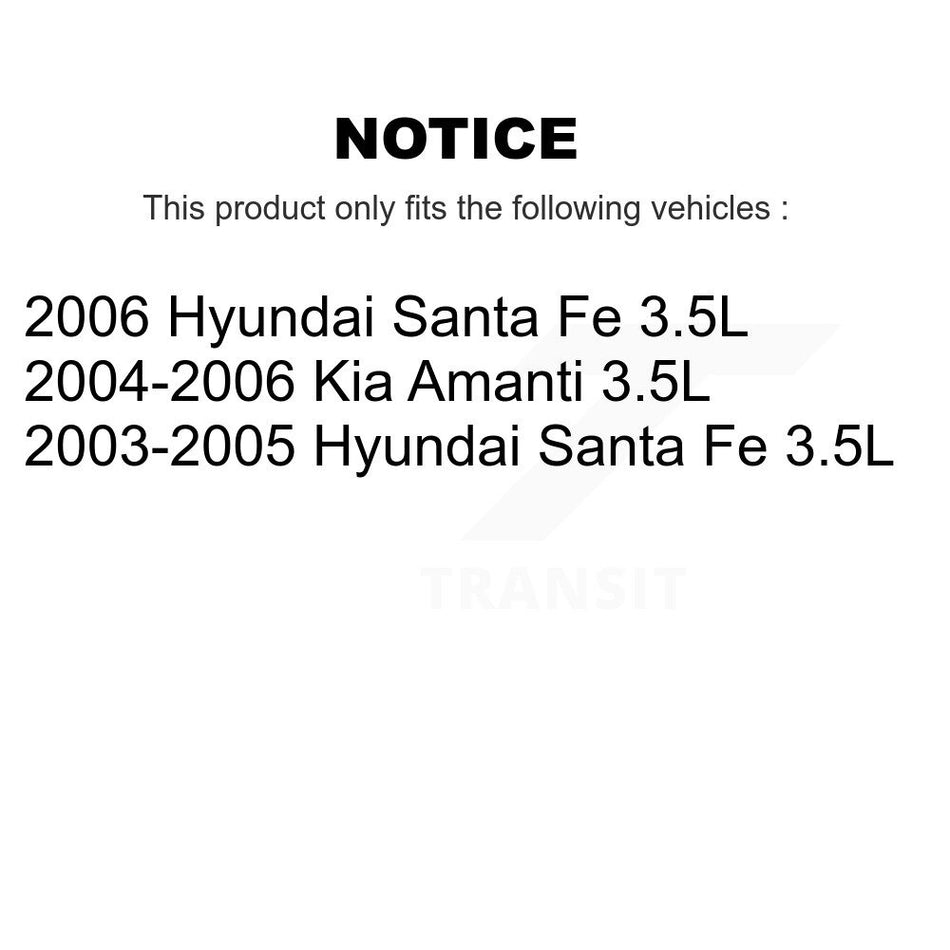 Engine Crankshaft Position Sensor SEN-2CRK0199 For Hyundai Santa Fe Kia Amanti 3.5L