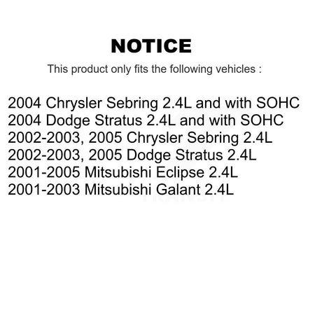 Engine Crankshaft Position Sensor SEN-2CRK0274 For Chrysler Sebring Mitsubishi Eclipse Galant Dodge