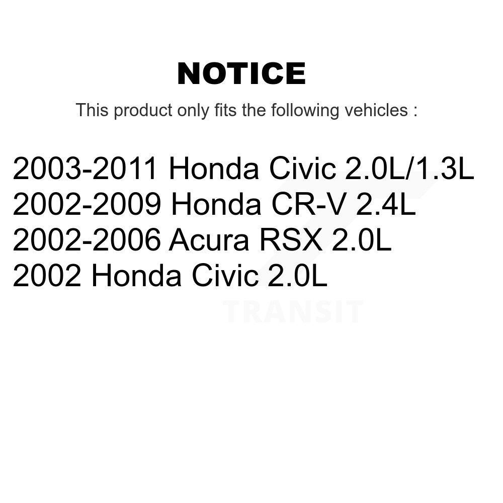 Engine Crankshaft Position Sensor SEN-2CRK0298 For Honda Civic CR-V Acura RSX